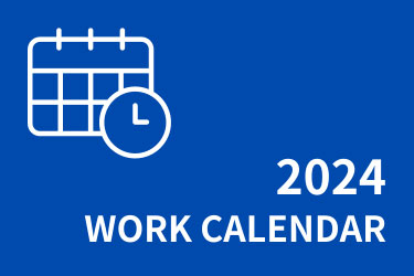 THOUSLITE work calendar for 2024